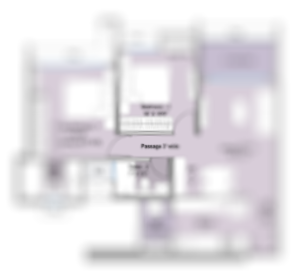 Puravankara Patlipada Thane 2BHK Plan